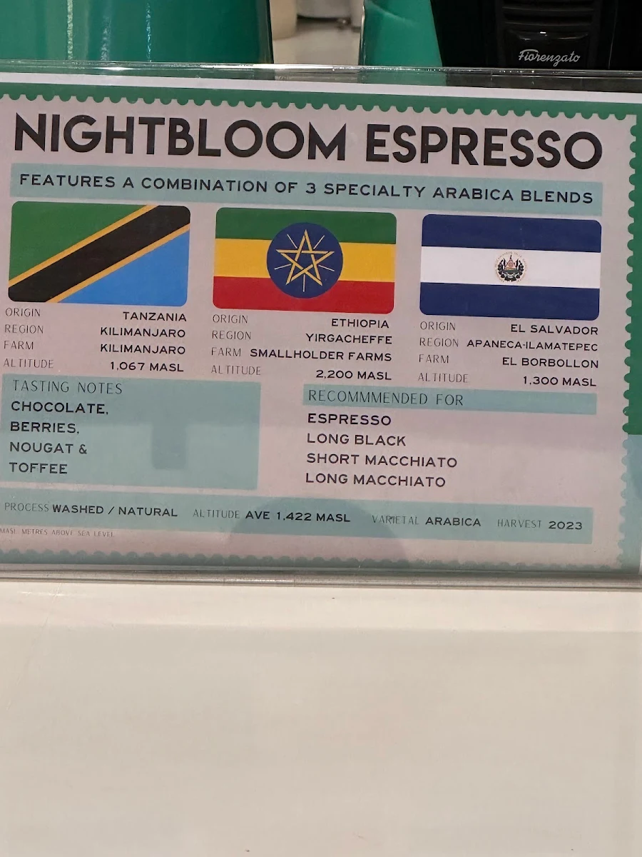 Menu, 365 Coffee & Food | Richmond