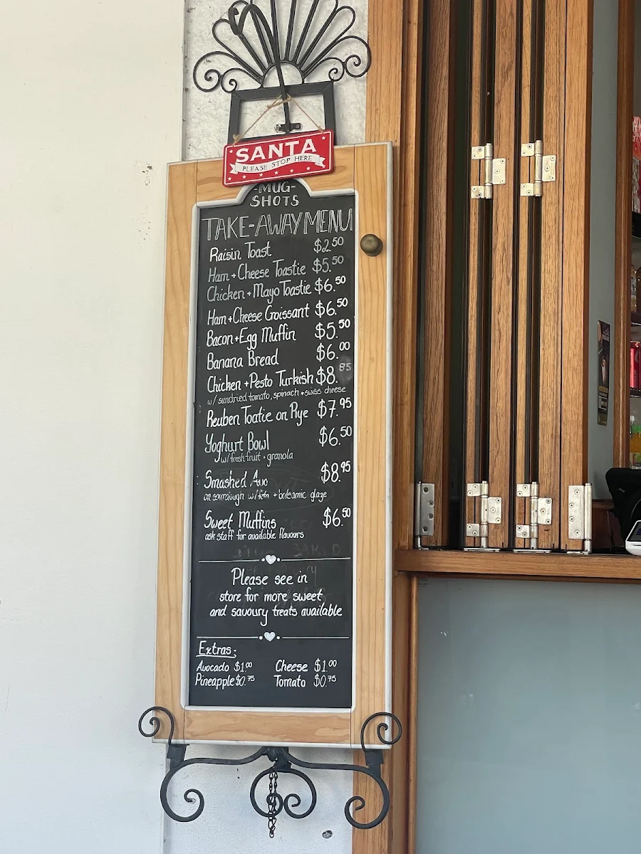 Menu, Gourmet Cakes and Coffee