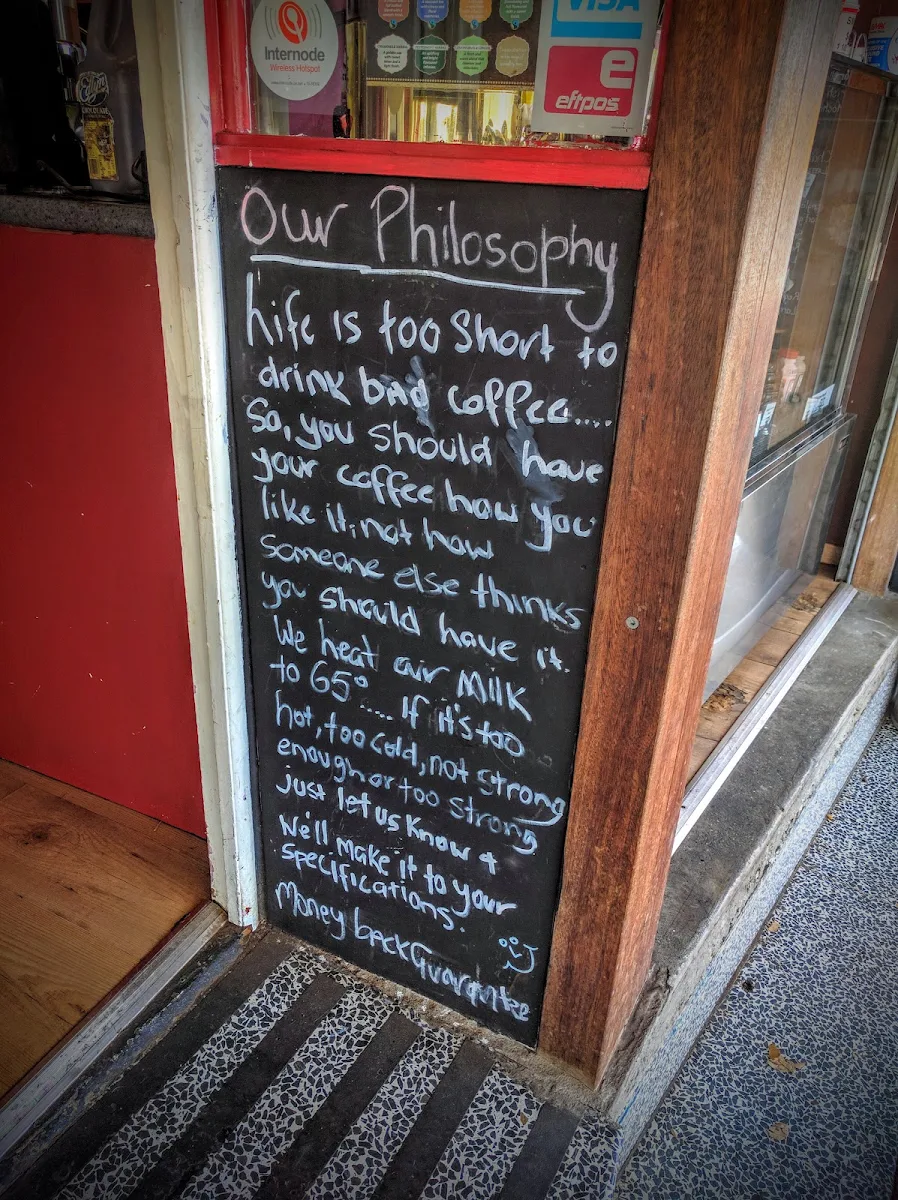 Menu, Gourmet Cakes and Coffee