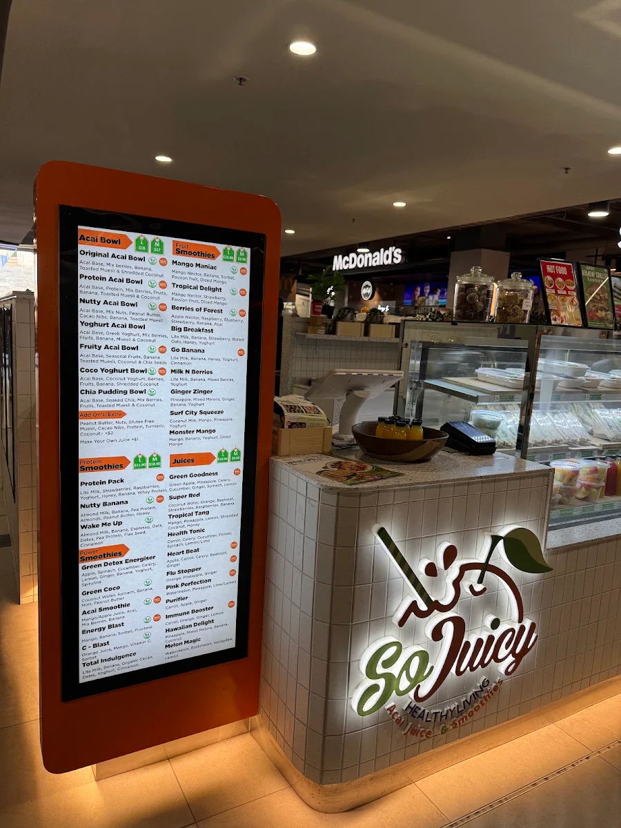 Menu, So Juicy