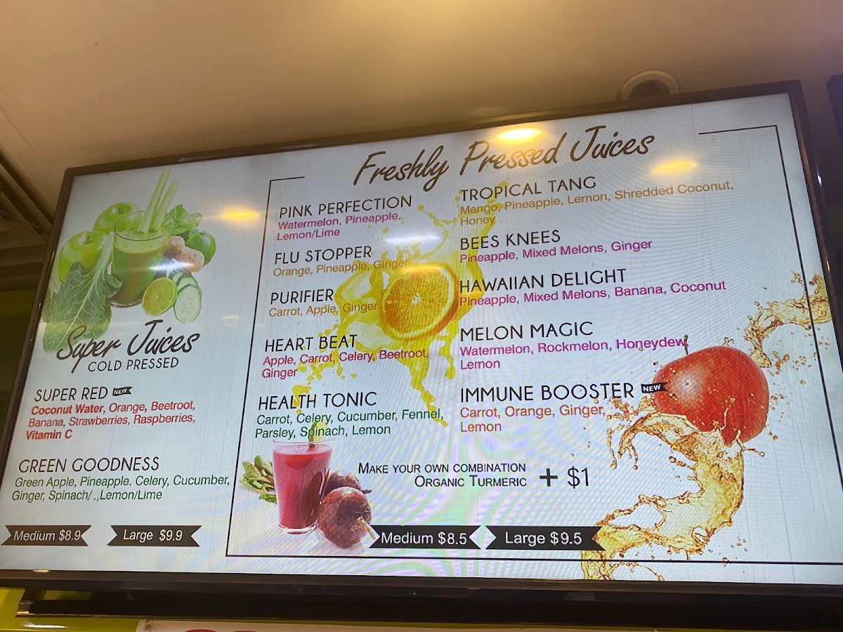 Menu, So Juicy