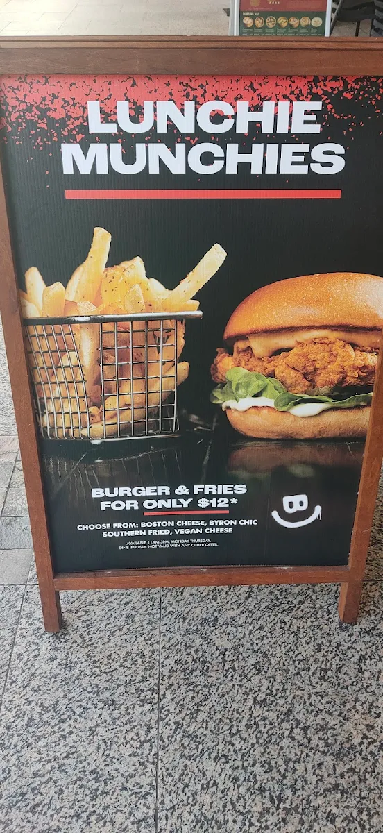 Menu, Burger Urge (Greenhills)
