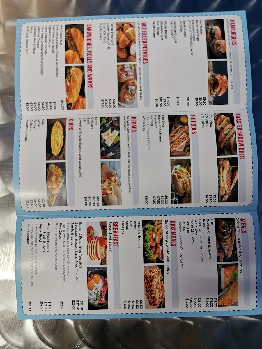 Menu, CCs Takaway