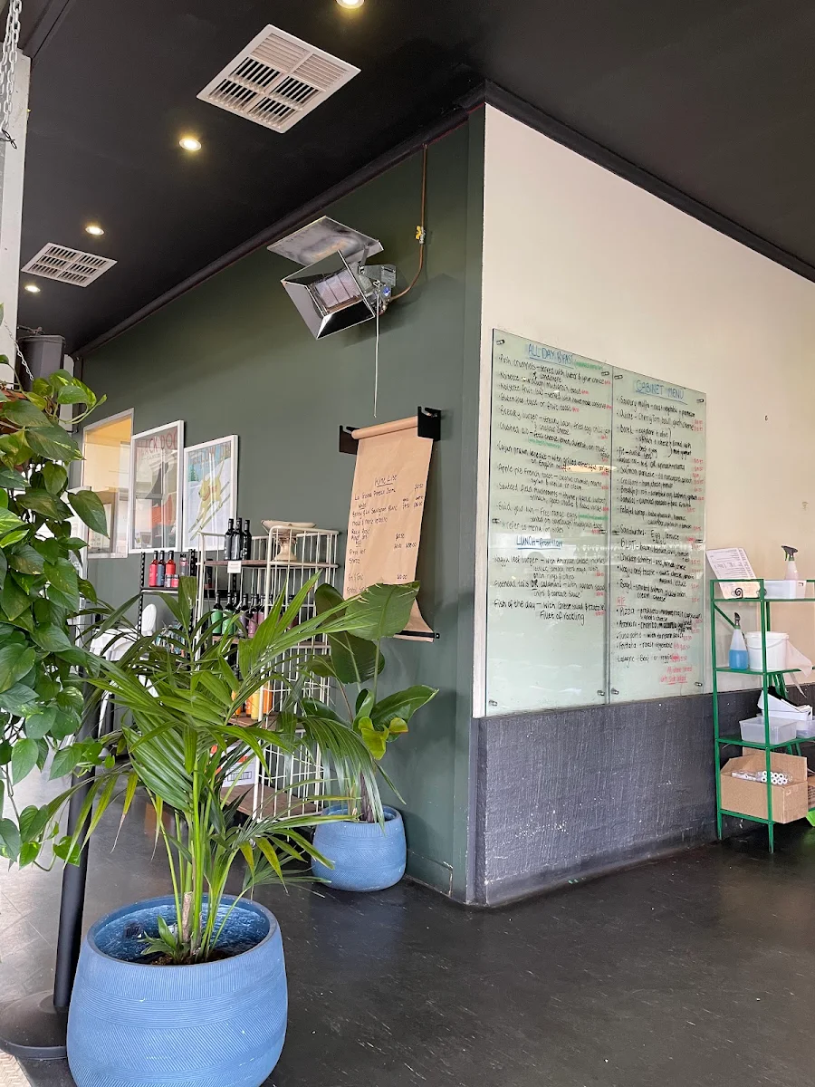 Menu, The Oaks Cafe