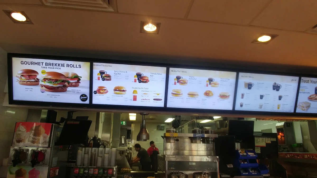 Menu, McDonald's Albany