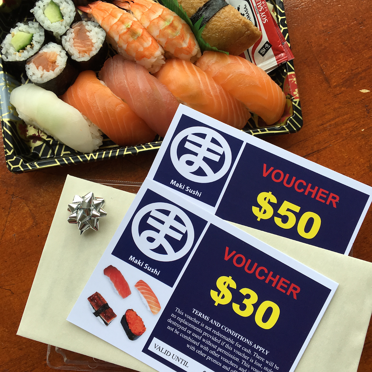 Menu, Maki Sushi