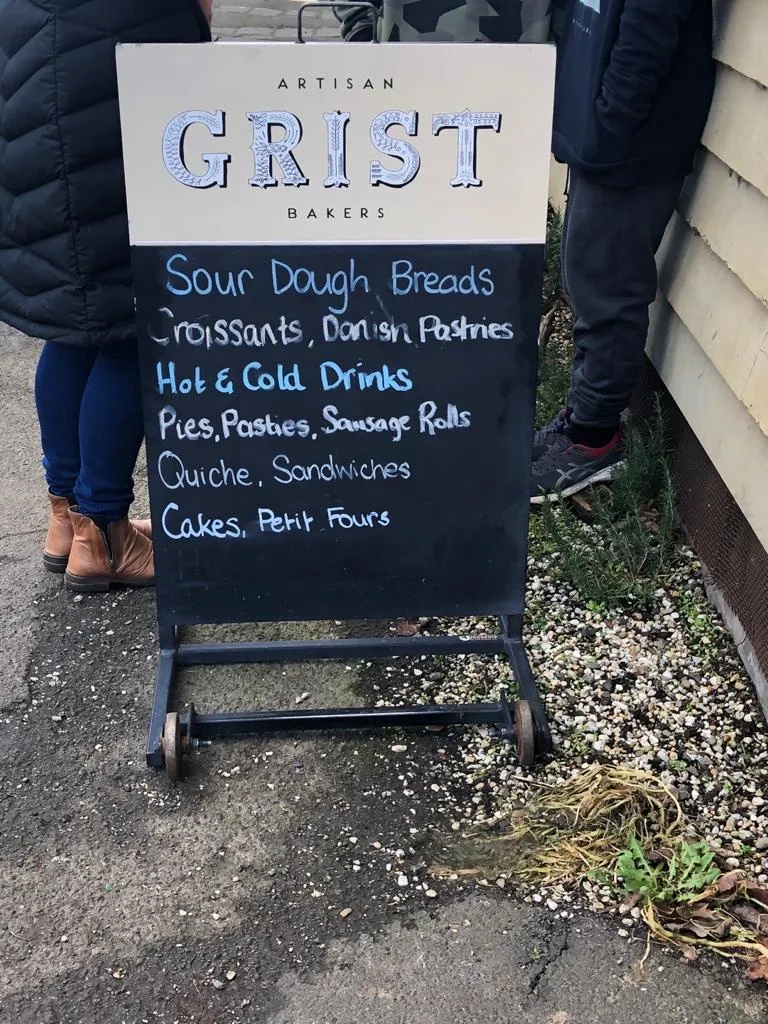 Menu, Grist Artisan Bakers