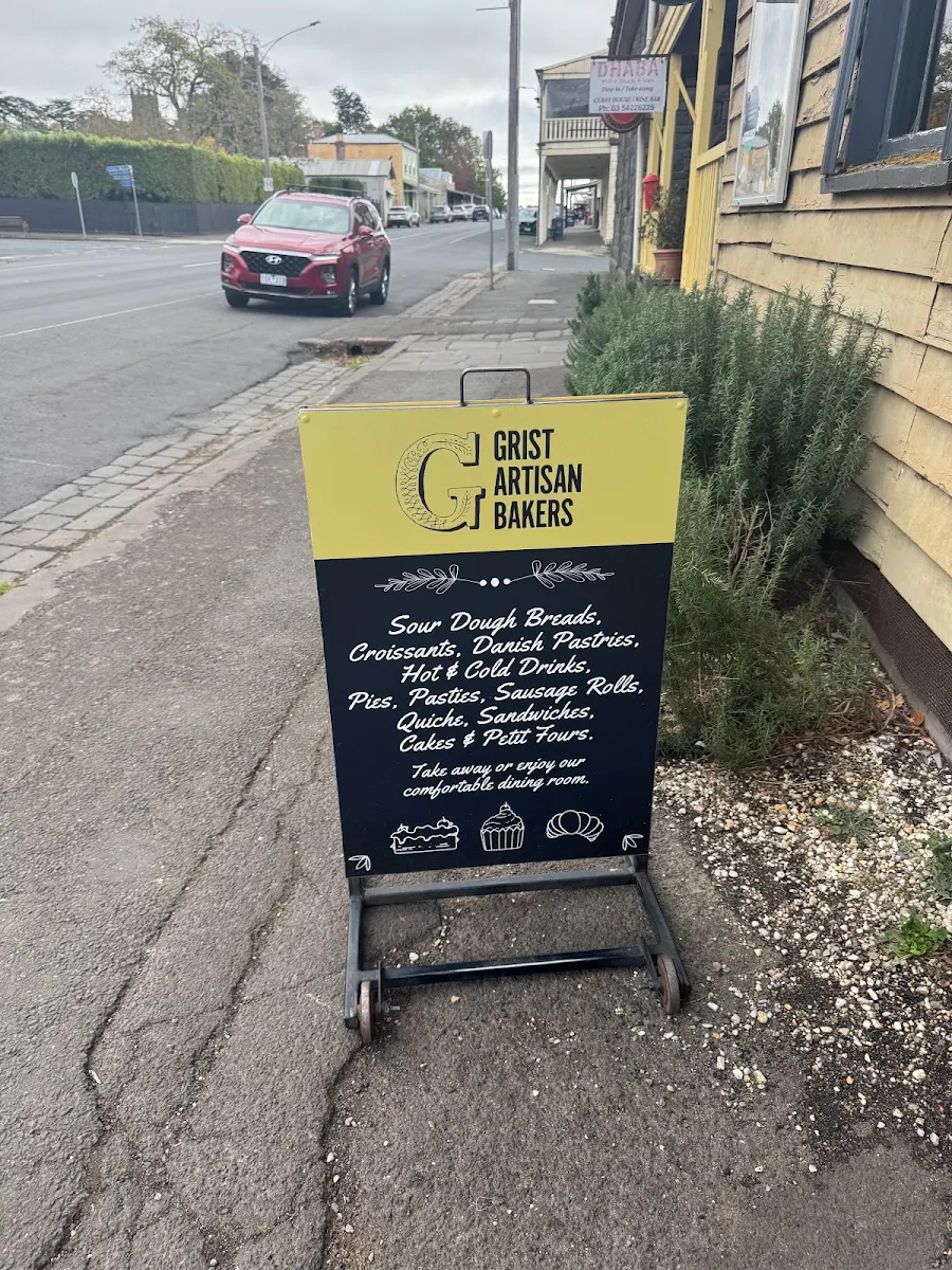 Menu, Grist Artisan Bakers