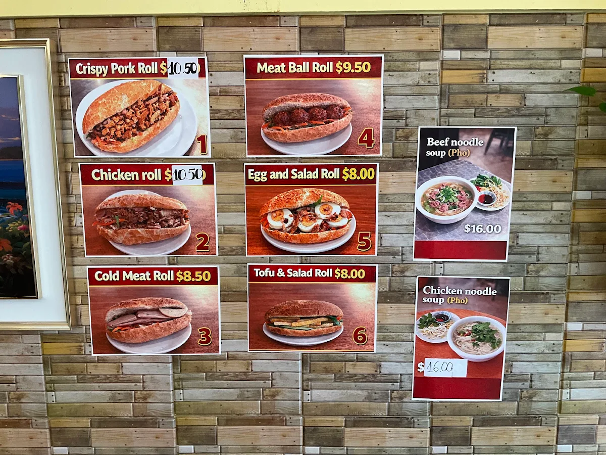 Menu, 100 Lotus Bakery