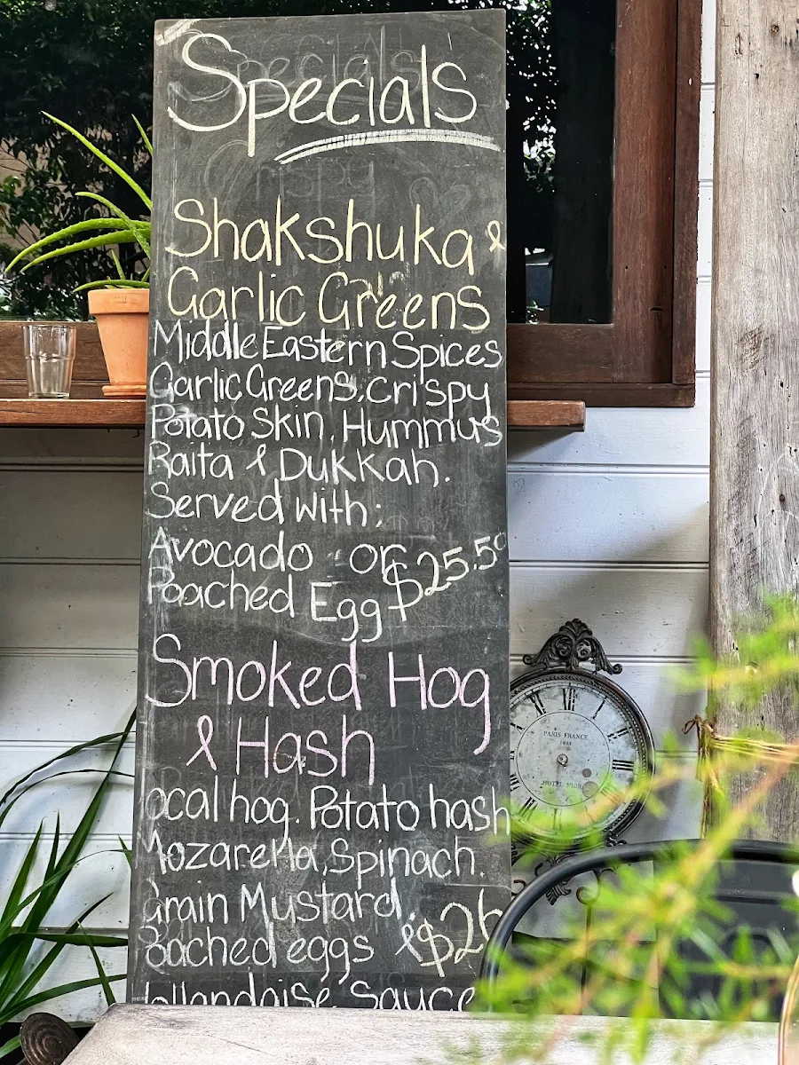 Menu, Pomona Village Kitchen