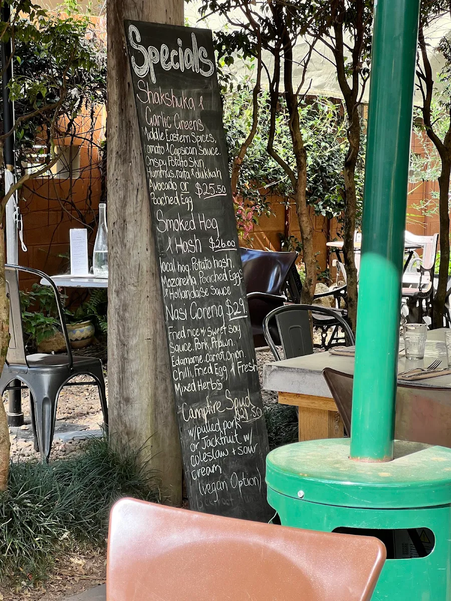 Menu, Pomona Village Kitchen