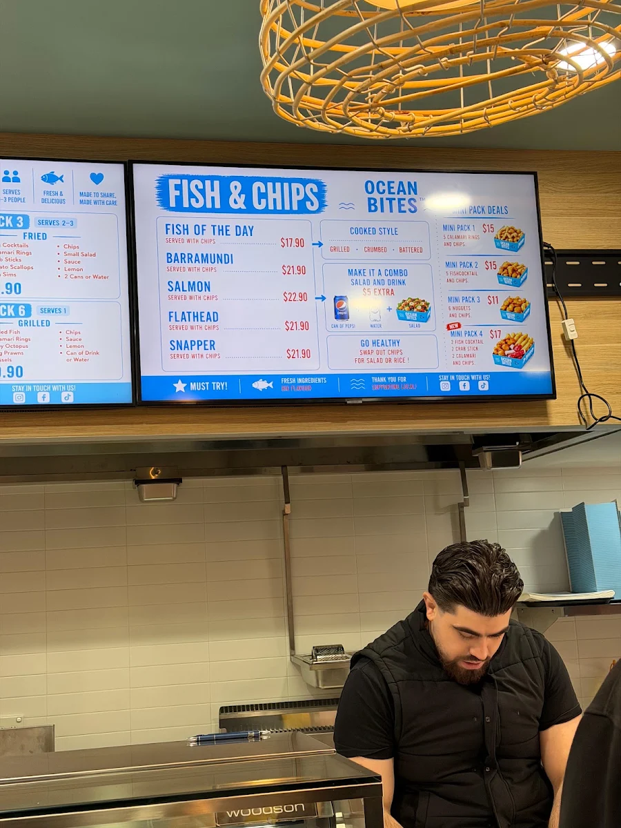 Menu, OCEAN BITES CARNES HILL