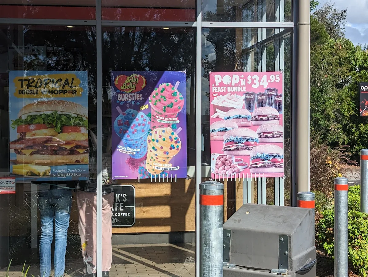 Menu, Hungry Jack's Burgers Meadowbrook