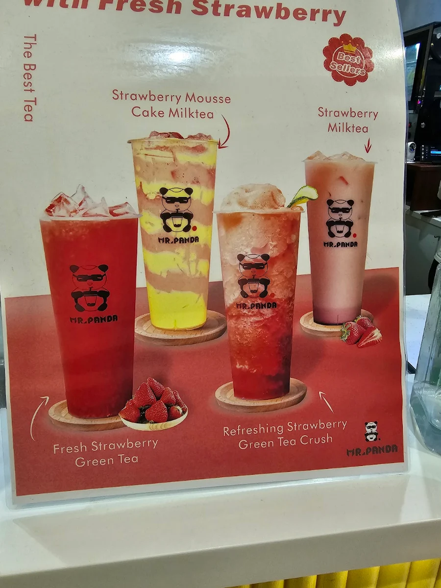 Menu, Mr.Panda Bubble Tea