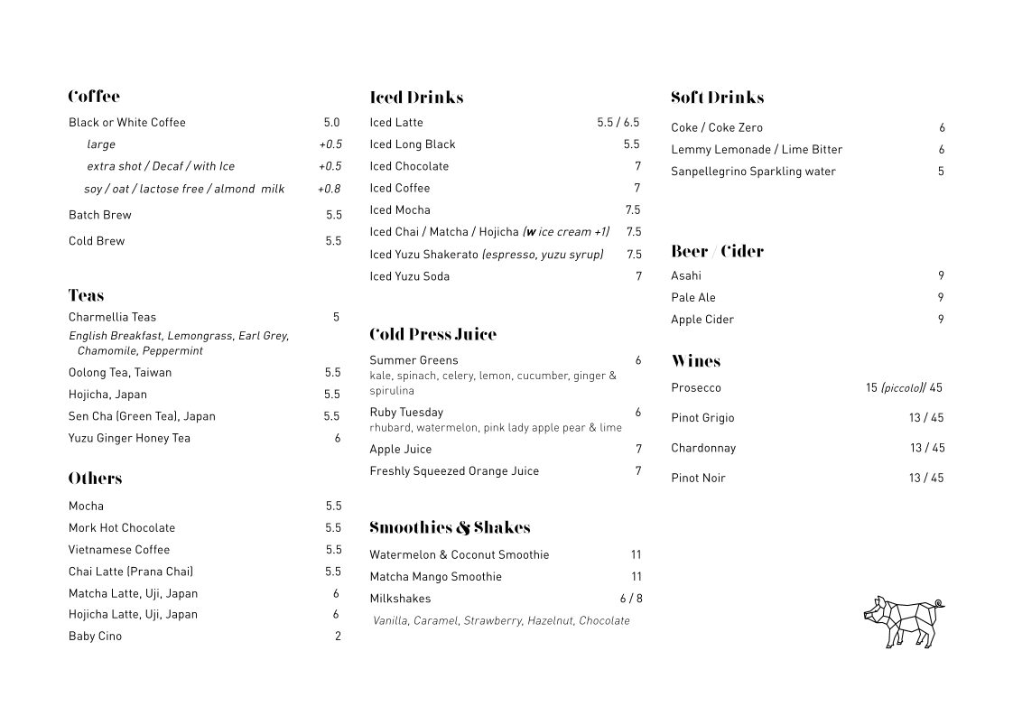 Menu, Baba Sus