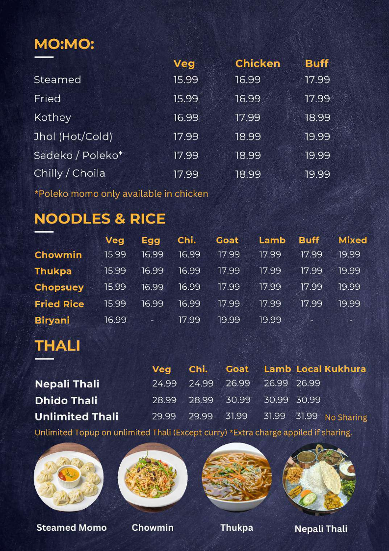 Menu, Lahana Restaurant and Bar
