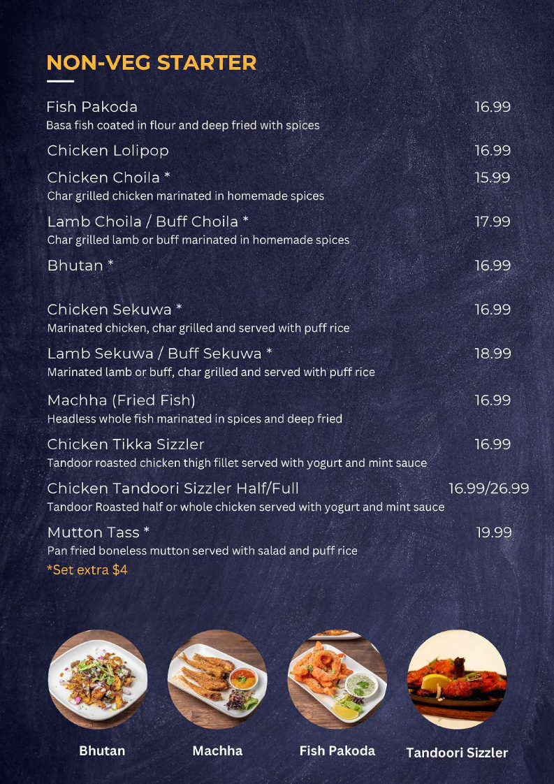 Menu, Lahana Restaurant and Bar