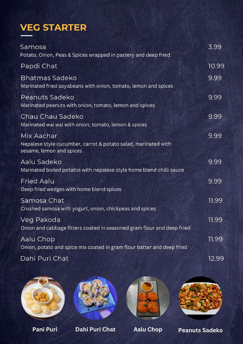 Menu, Lahana Restaurant and Bar