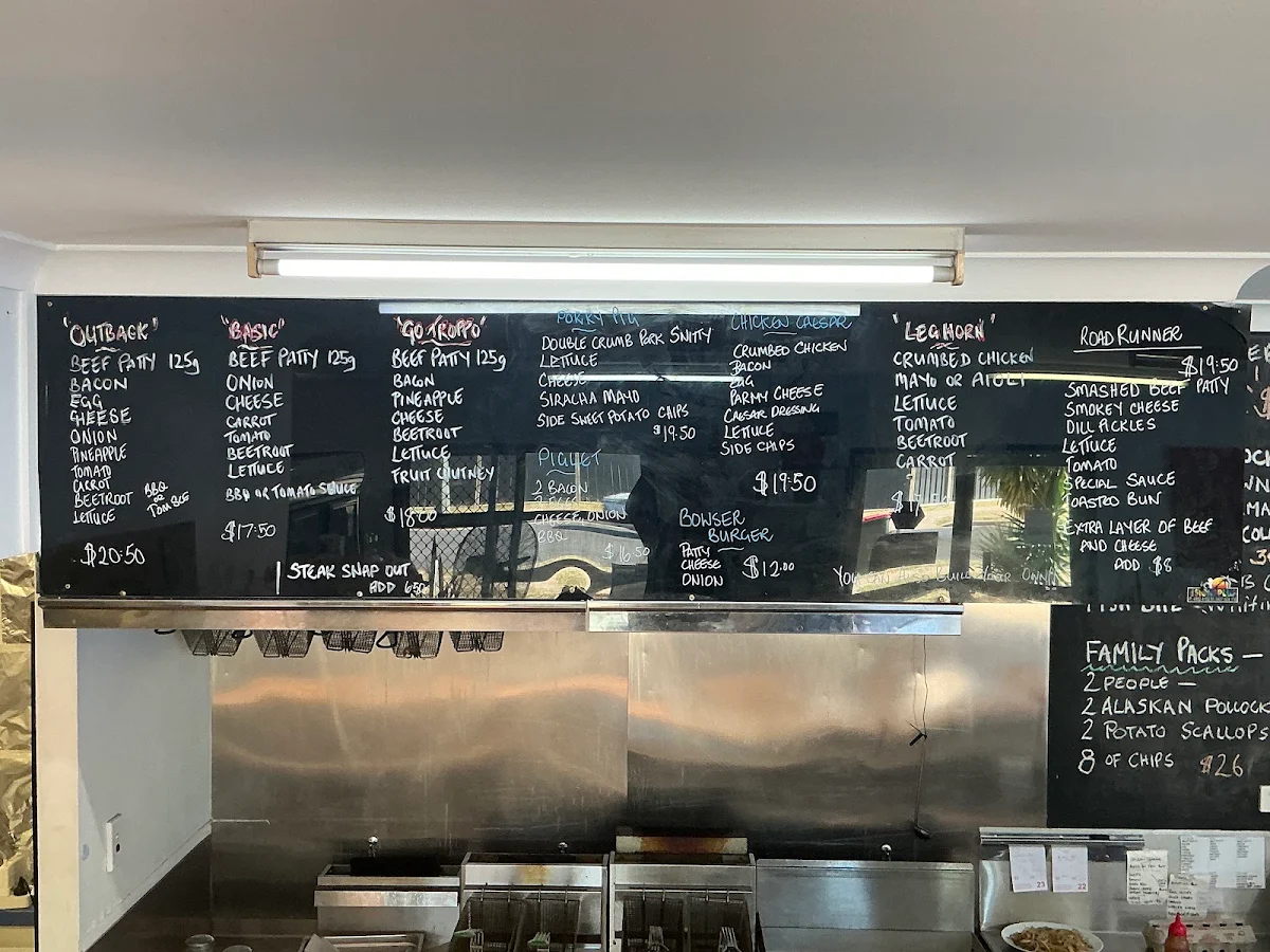 Menu, The Pines On Roberts