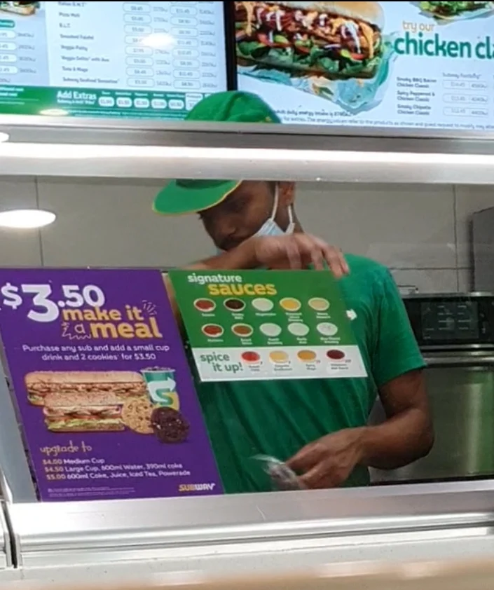 Menu, Subway