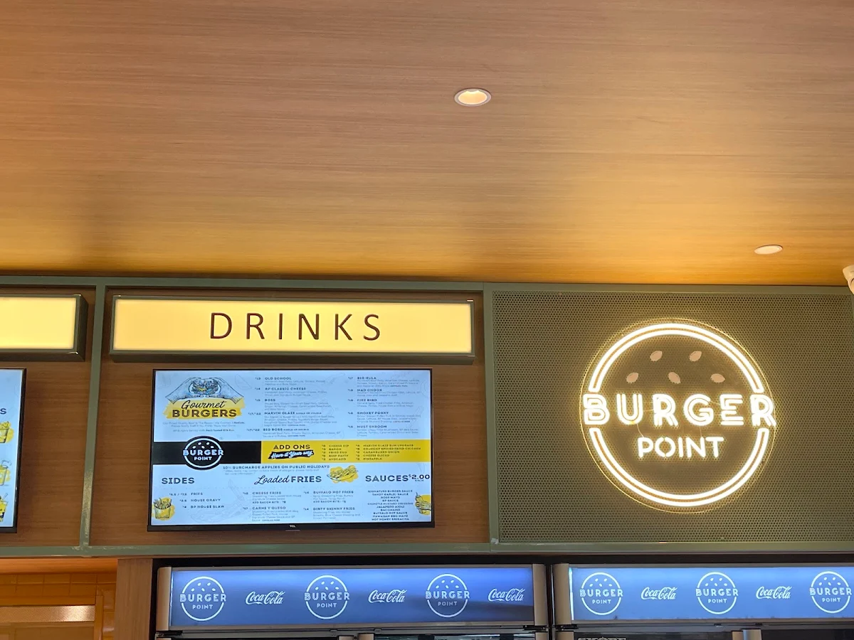 Menu, Burger Point Penrith