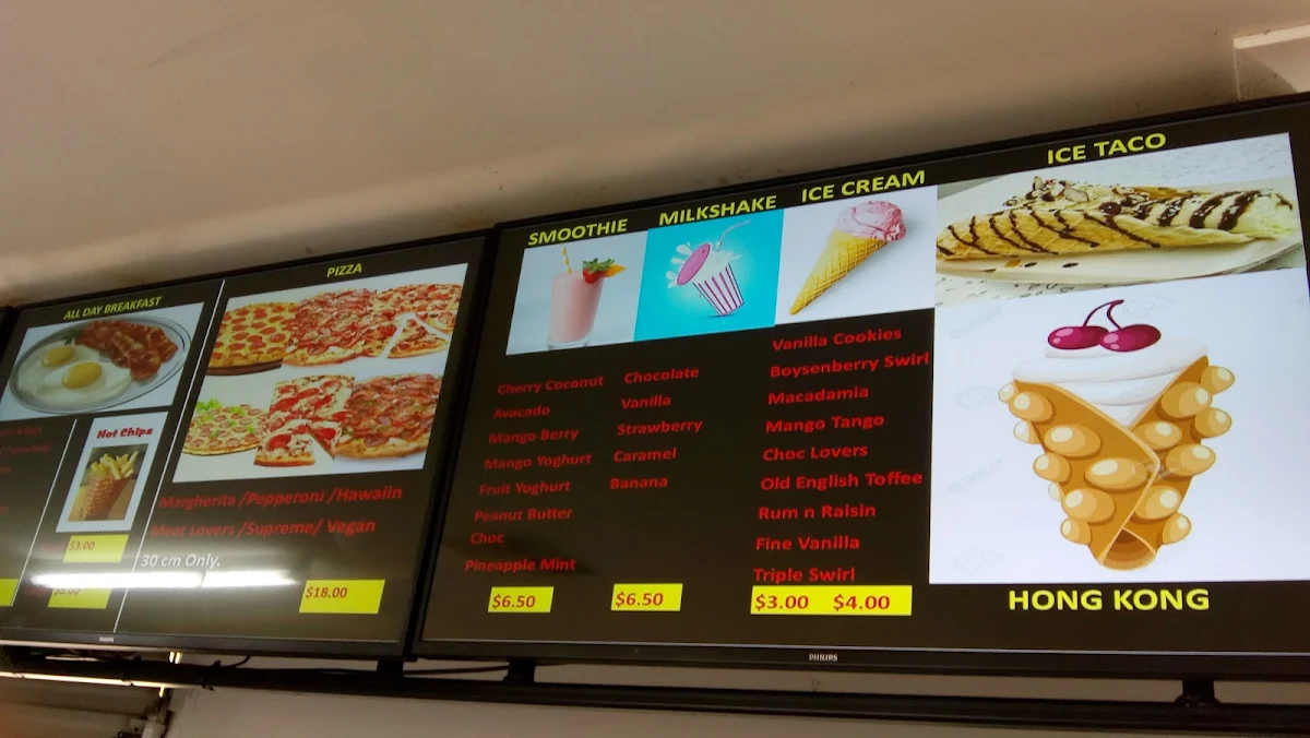 Menu, Dirranbandi Bakery