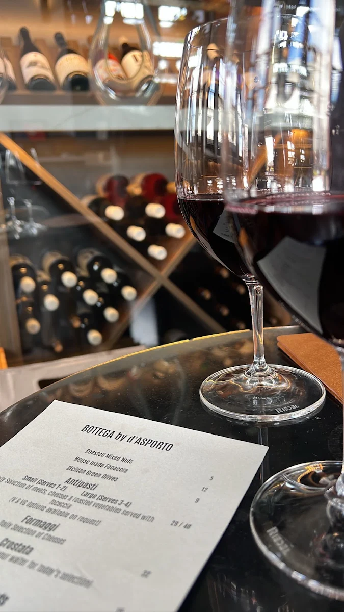 Menu, Bottega by d'Asporto
