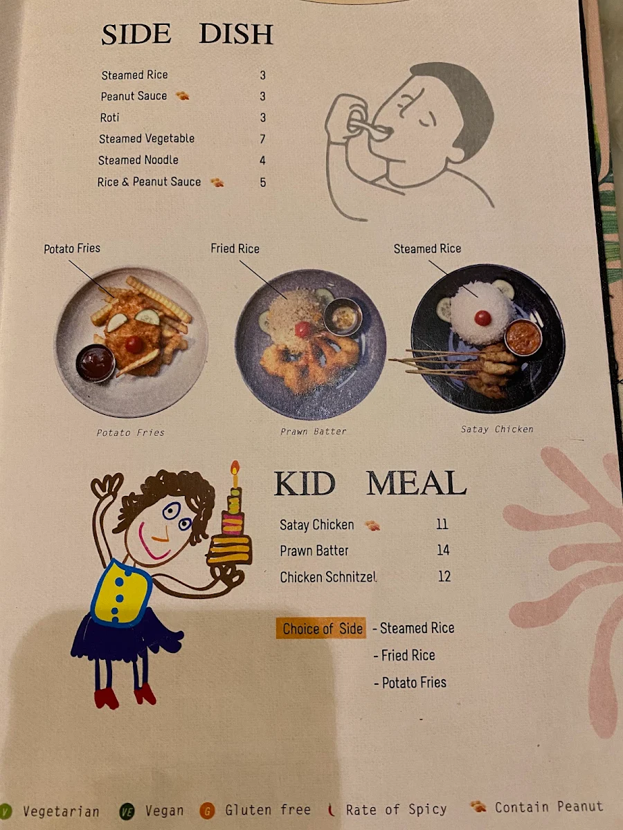Menu, Kinn Niyom