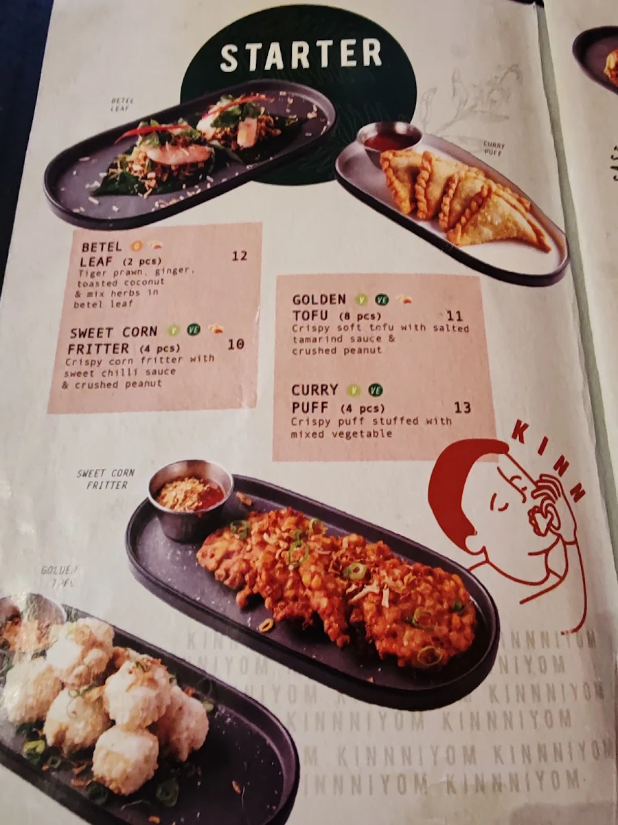 Menu, Kinn Niyom