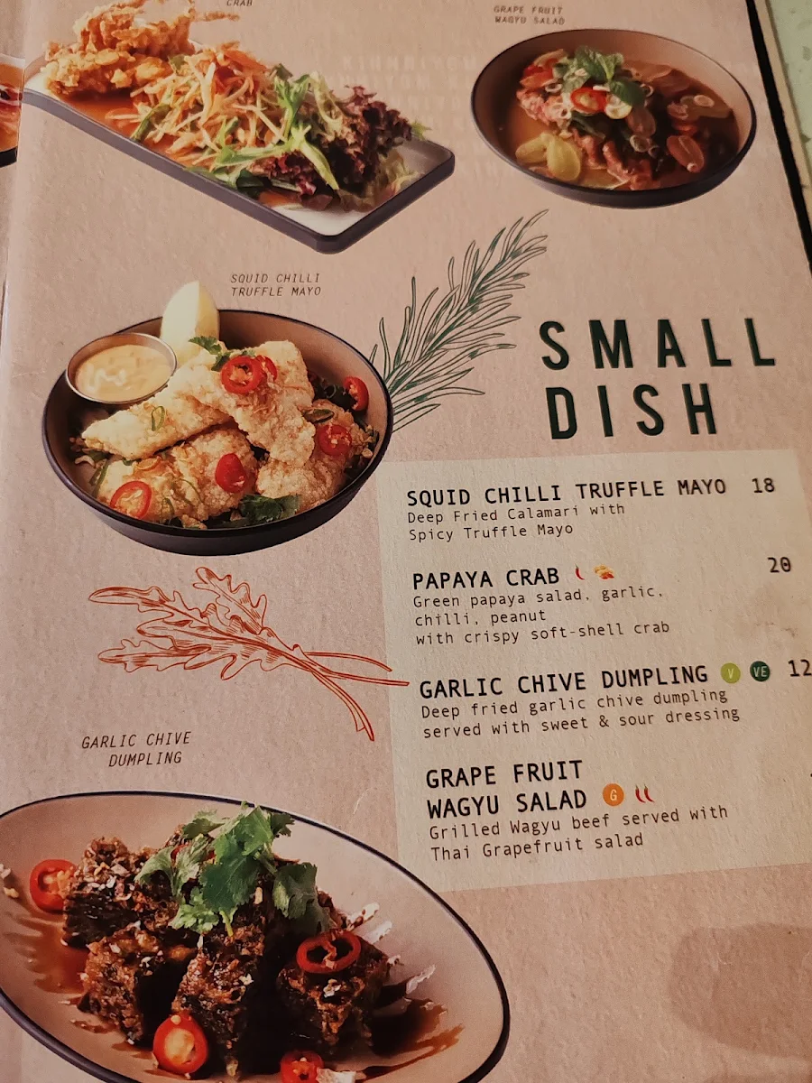 Menu, Kinn Niyom