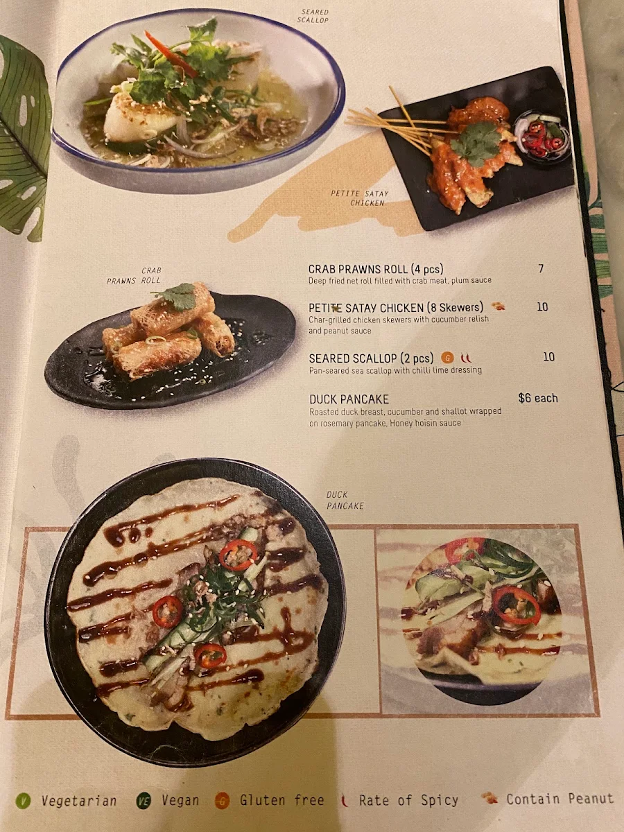 Menu, Kinn Niyom