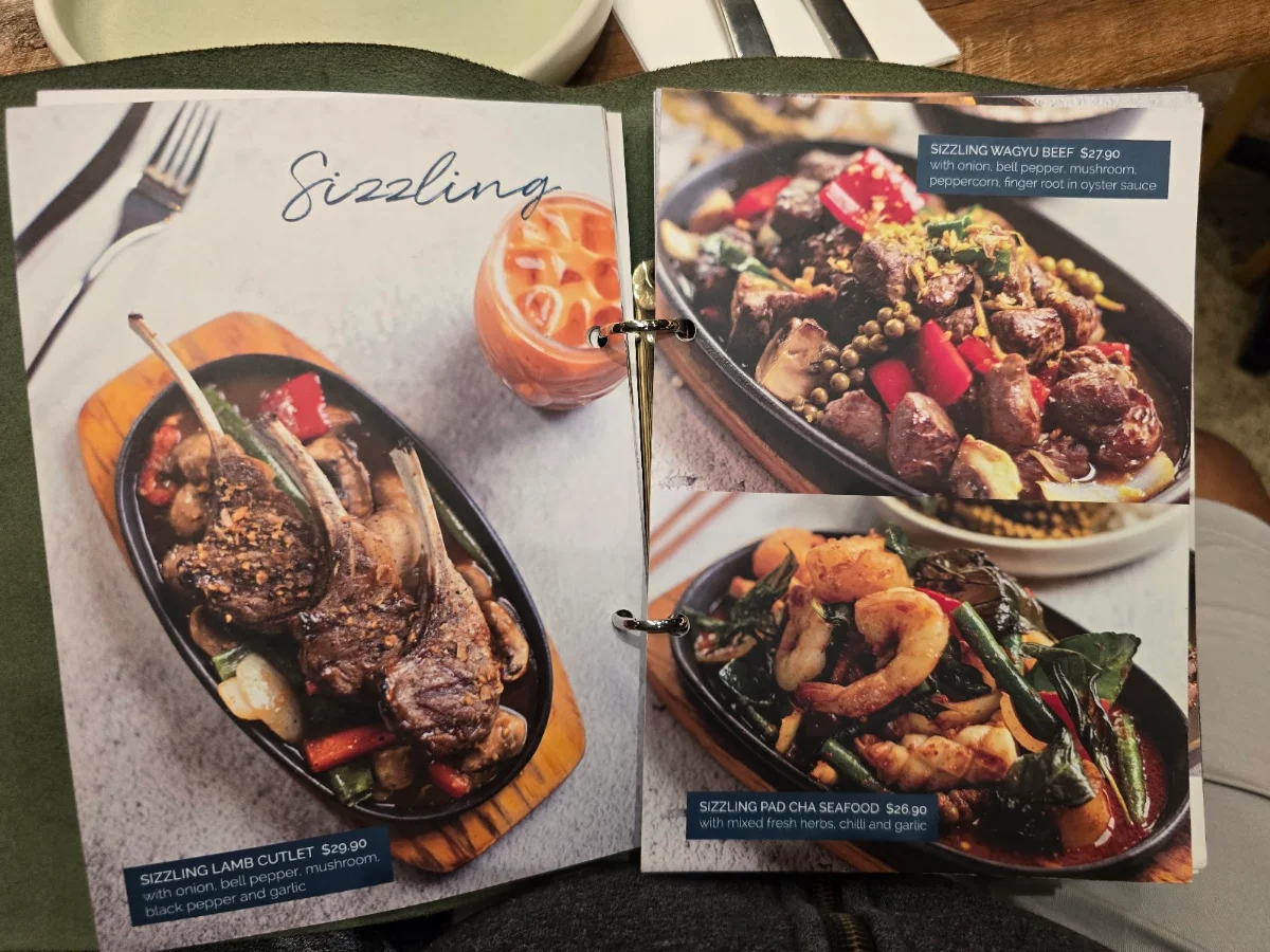 Menu, Ros Niyom (Glenmore Park)