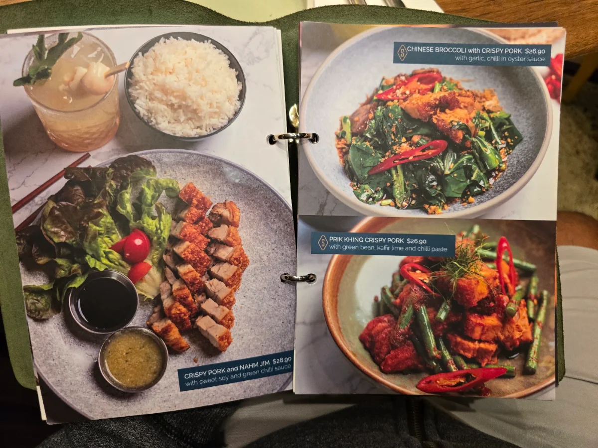 Menu, Ros Niyom (Glenmore Park)