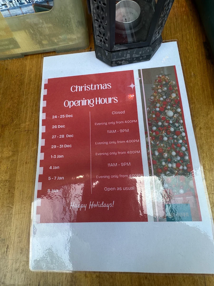 Menu, Ros Niyom (Glenmore Park)