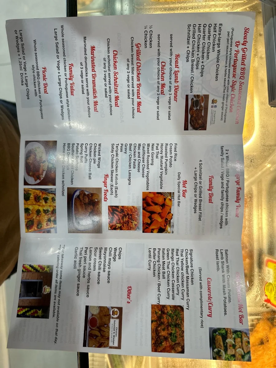 Menu, Chargrill Chicky Miranda