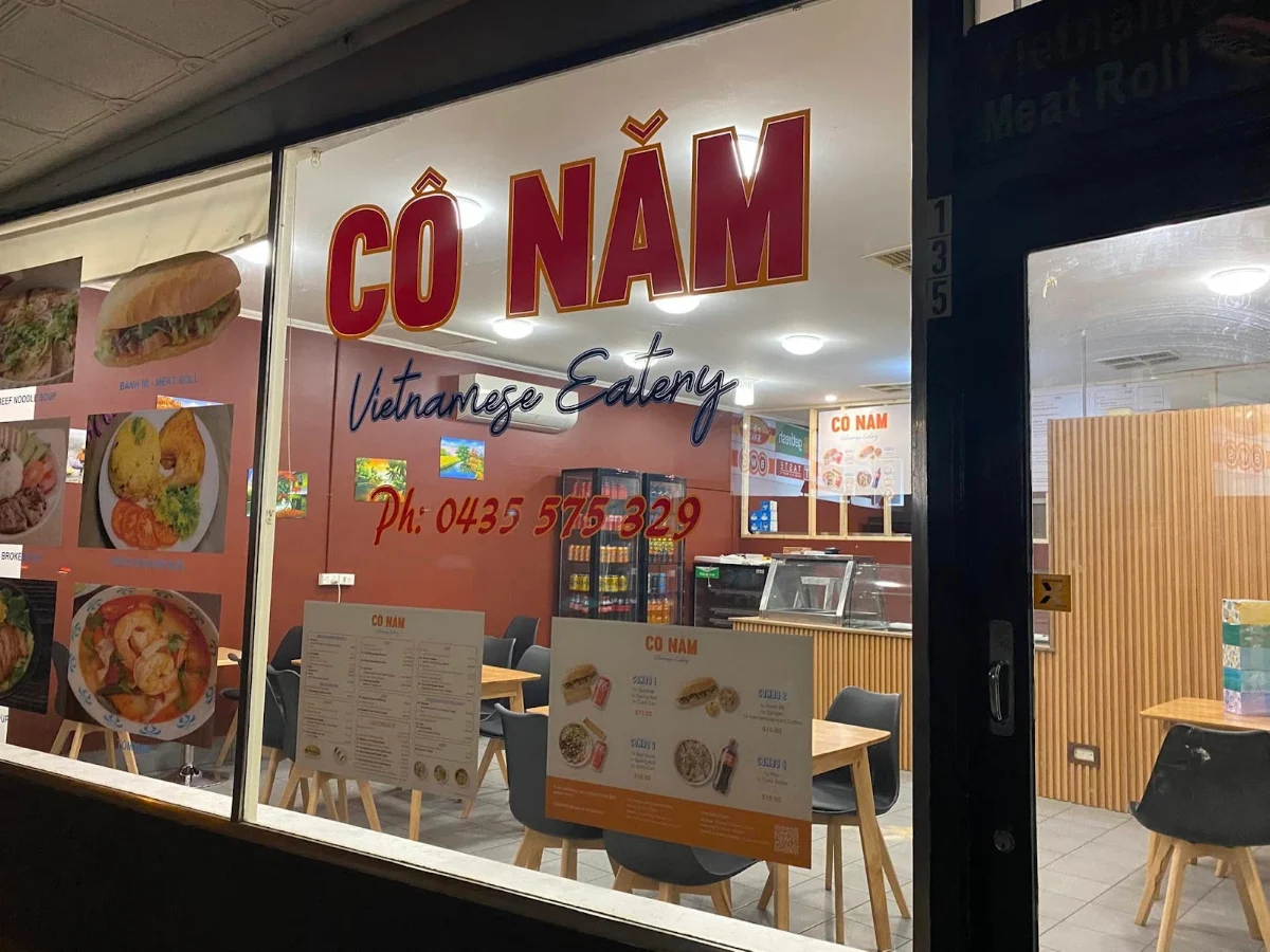 Menu, Co Nam Vietnamese Eatery Findon