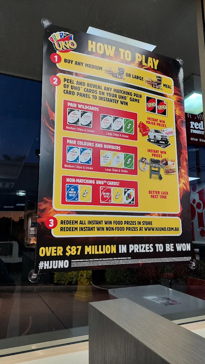 Menu, Hungry Jack's Burgers Loganholme
