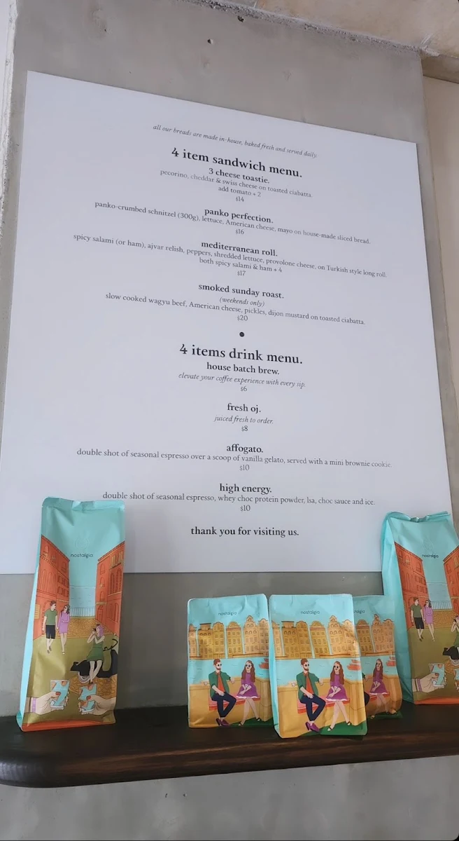 Menu, Son of a Baker