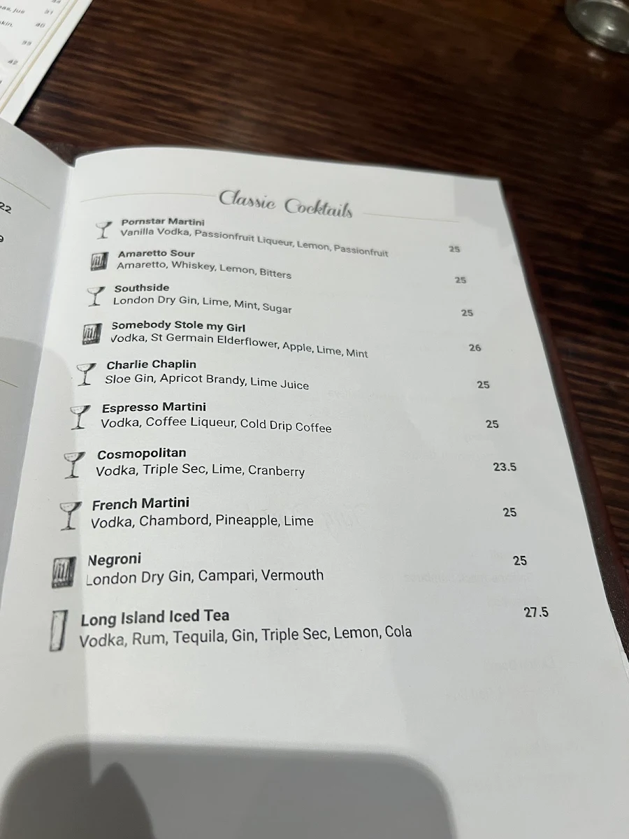 Menu, State of Grace