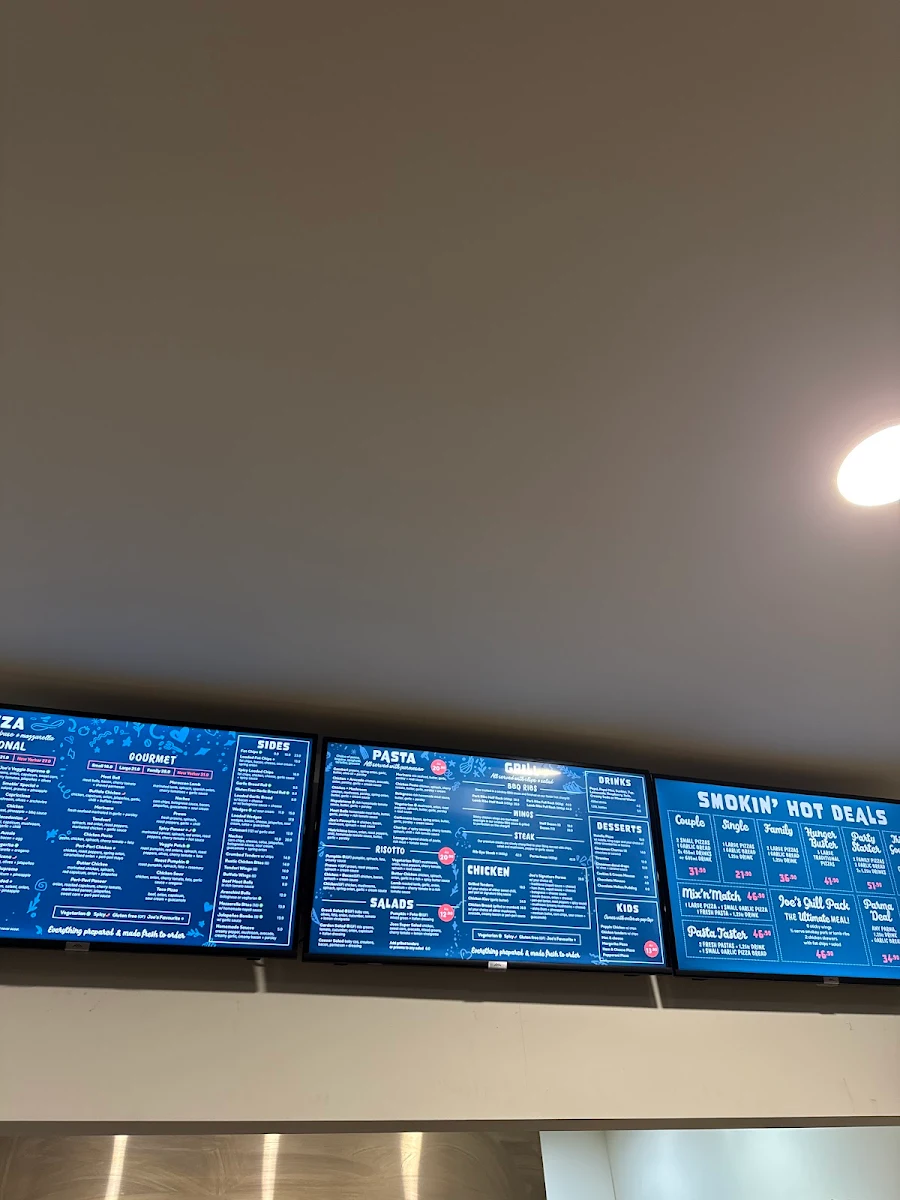 Menu, Smokin Joe's Pizza & Grill - Melton (High Street)