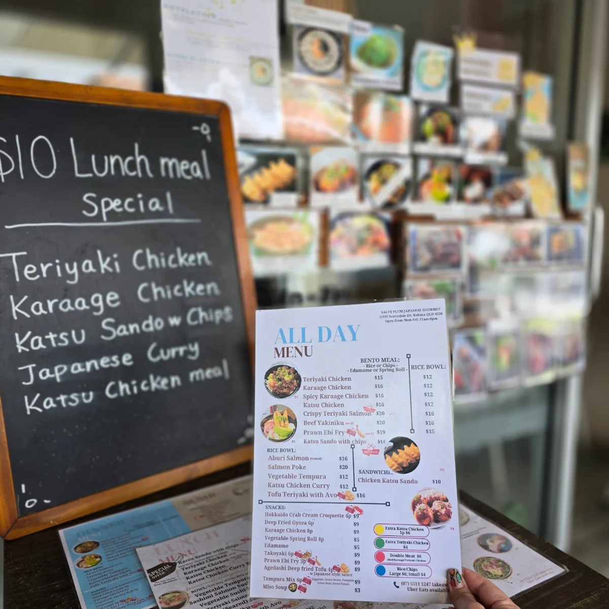 Menu, Salty Plum Japanese Gourmet