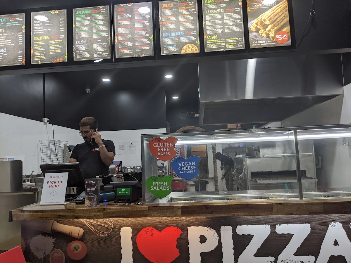 Menu, I Love Pizza Rozelle