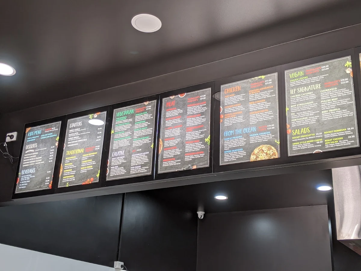 Menu, I Love Pizza Rozelle