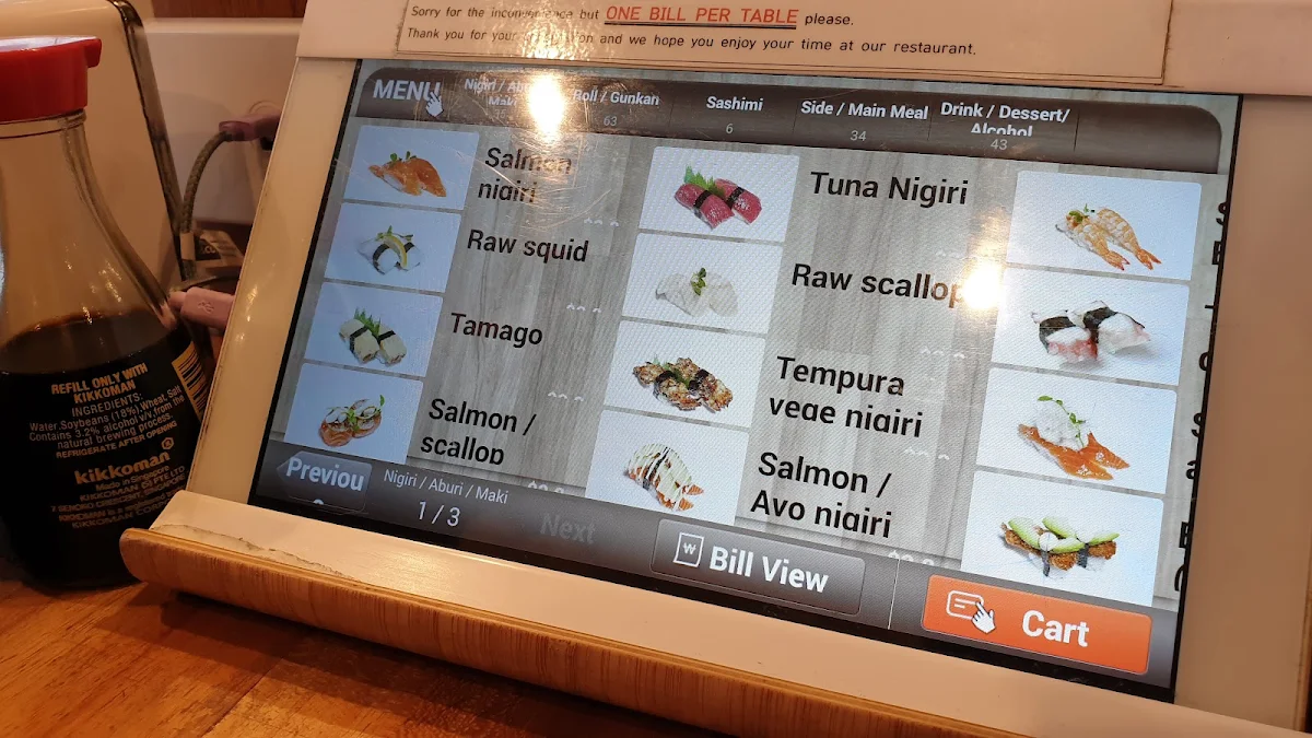 Menu, Sushi 3.5