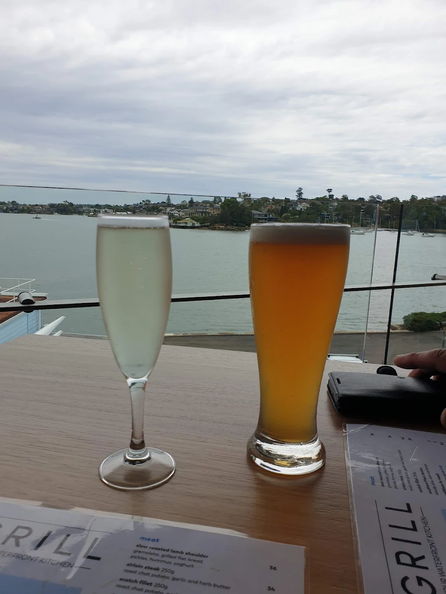 Menu, Watergrill, Sydney Rowing Club