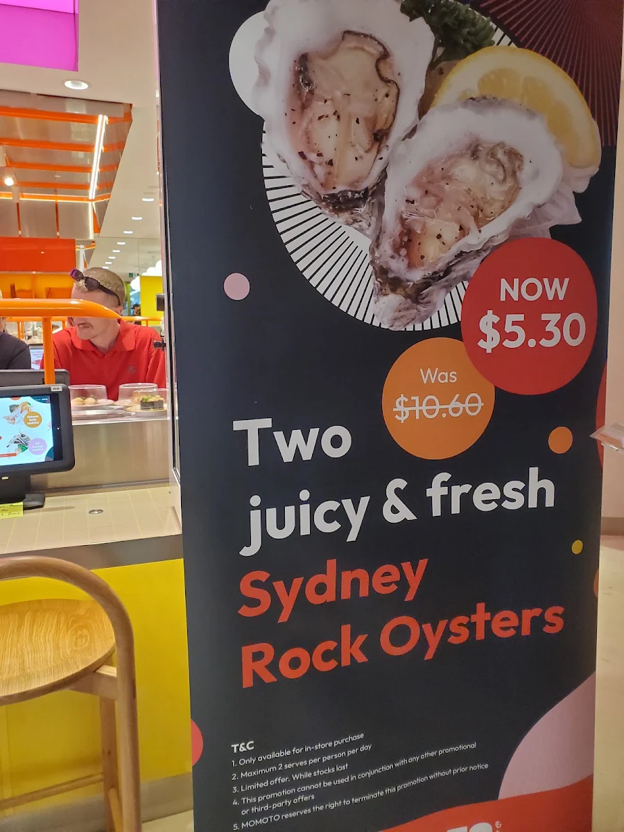 Menu, Momoto Mt Gravatt