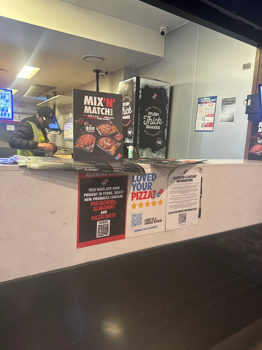 Menu, Domino's Pizza Greenacre