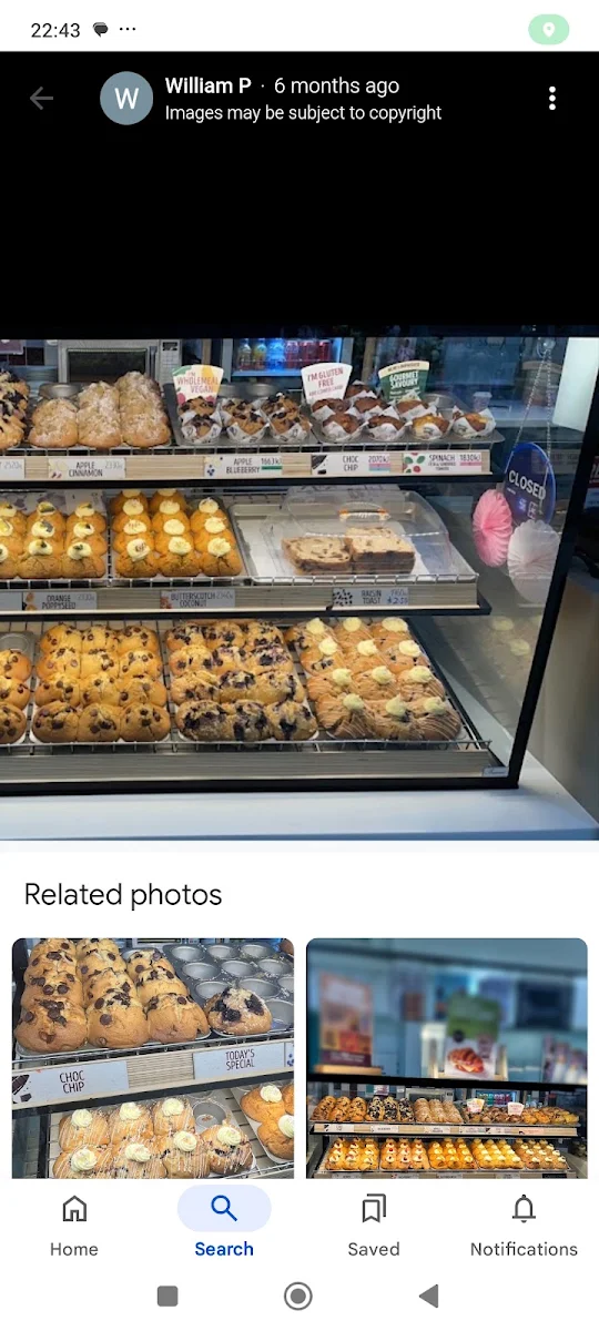 Menu, Muffin Break Munno Para