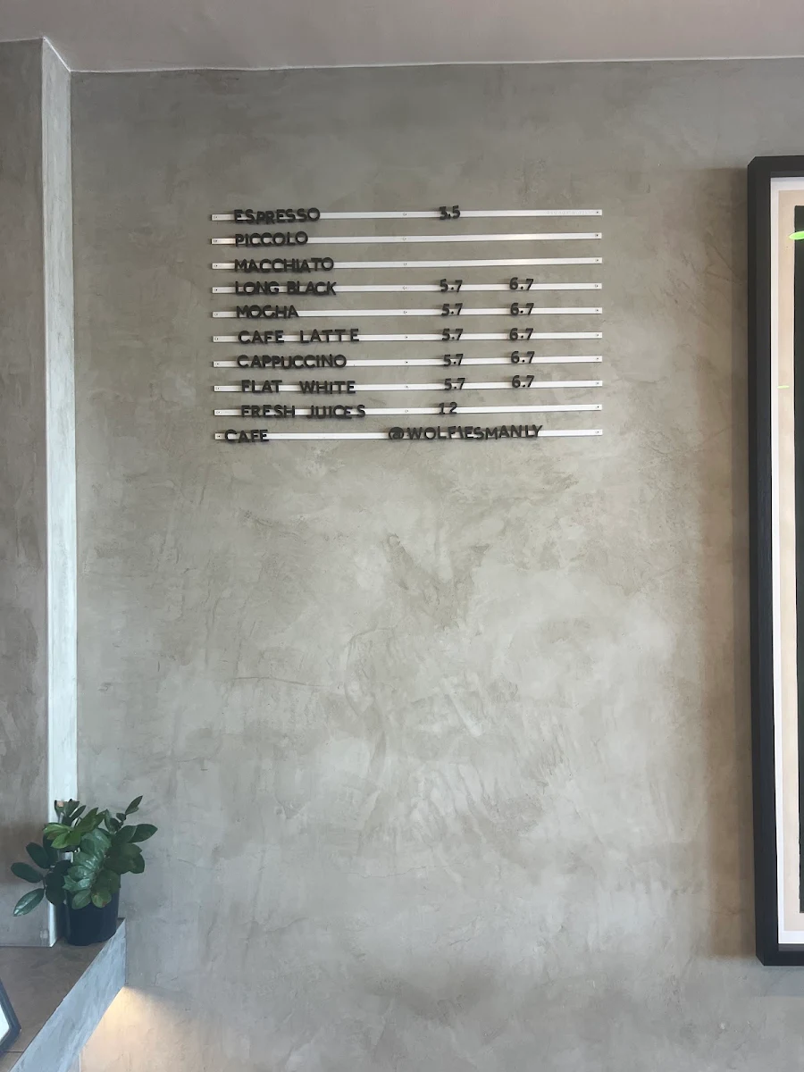 Menu, Wolfies