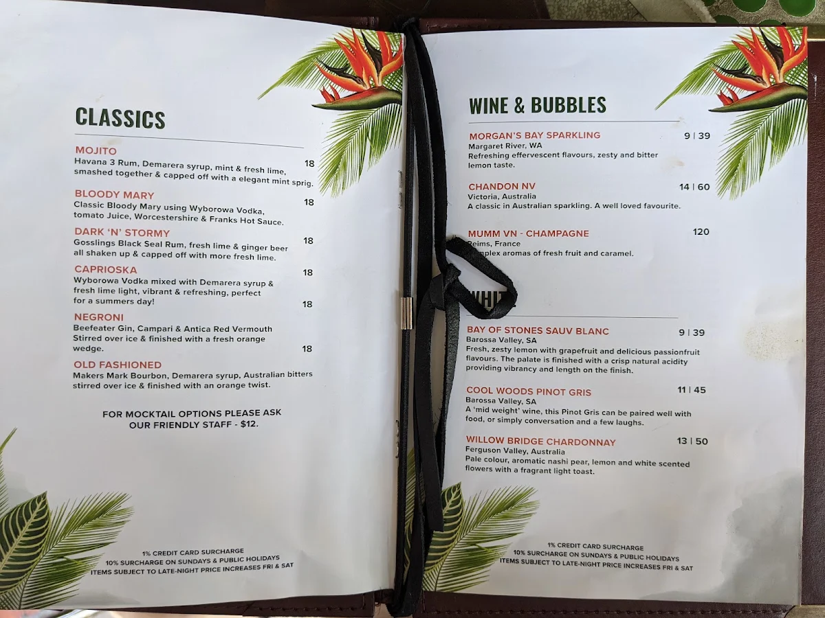 Menu, In Situ